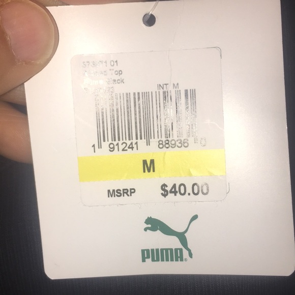 Puma Health Goth asymmetrical Crop Top M - Picture 4 of 4